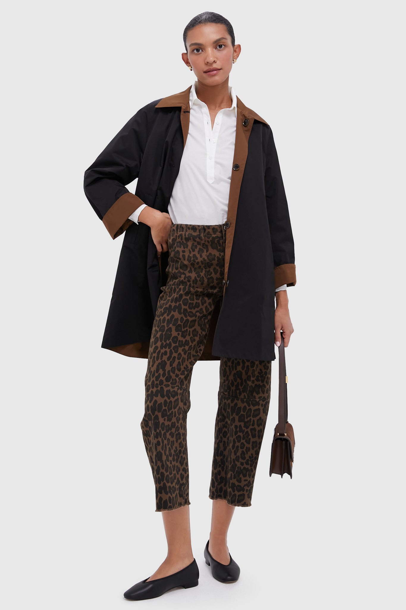 White Scalloped Ballon Sleeve Leanne Blouse