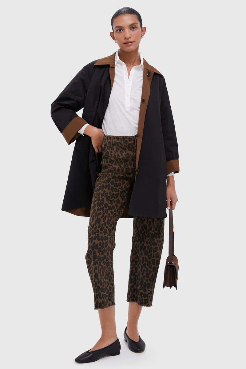 White Scalloped Ballon Sleeve Leanne Blouse