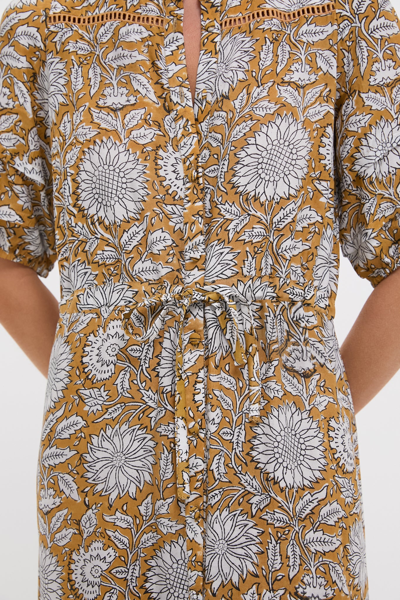 Arles Satin Lucy 4 Short Sleeve Dress