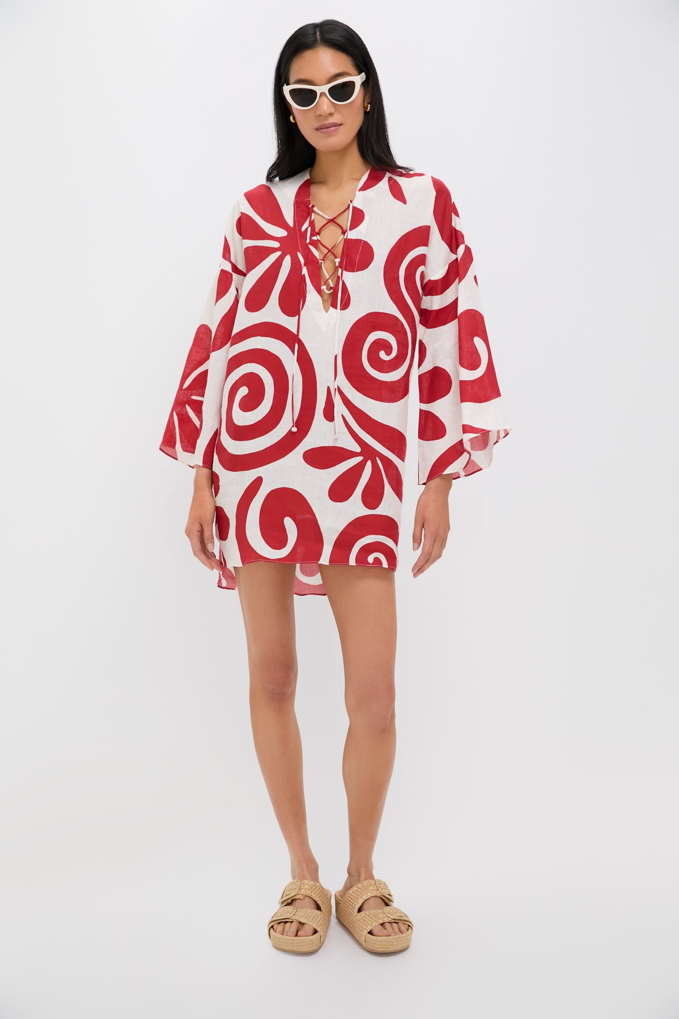 Cenote Scarlet Turin Mini Dress