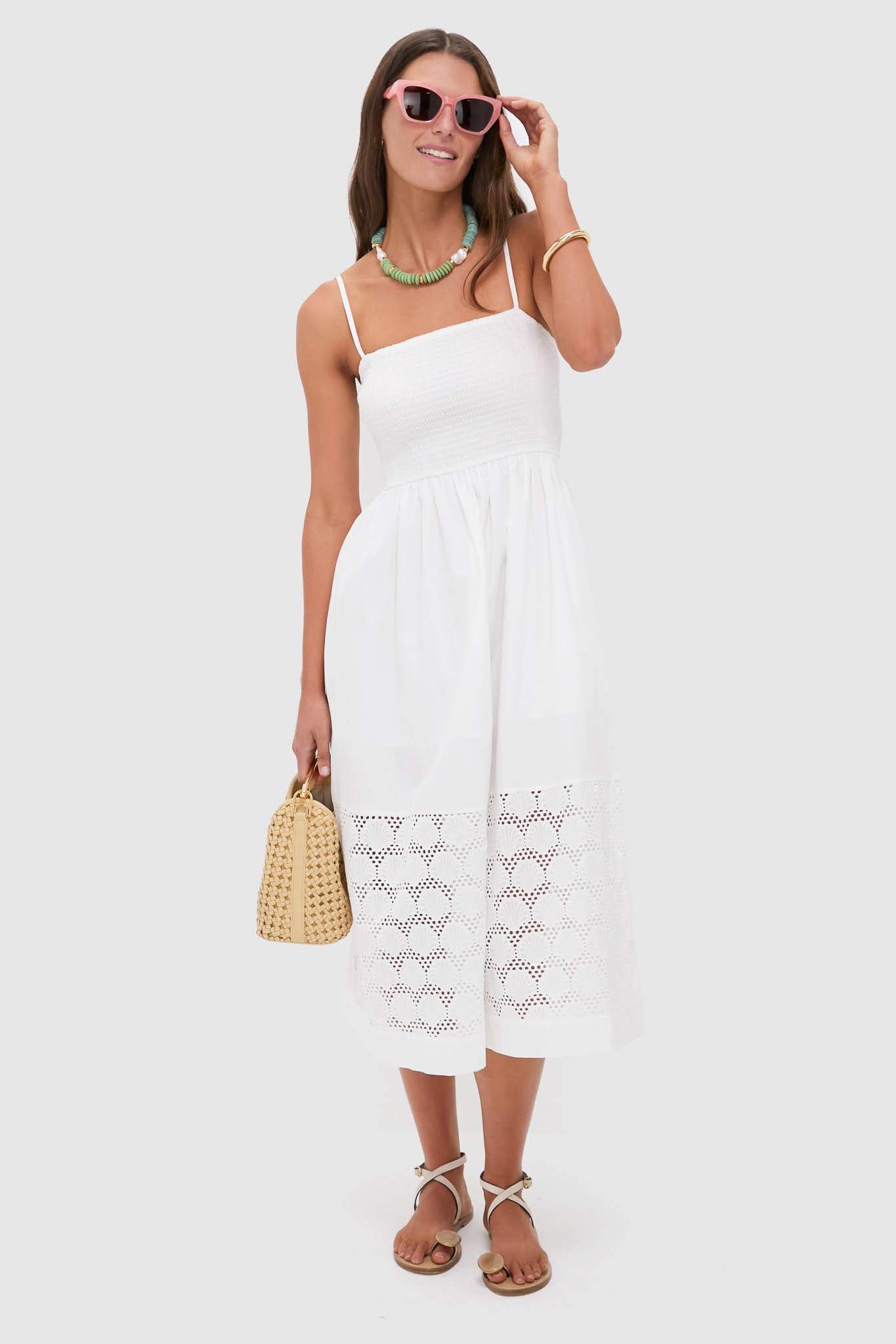 Peach Polarized Evie Sunglasses