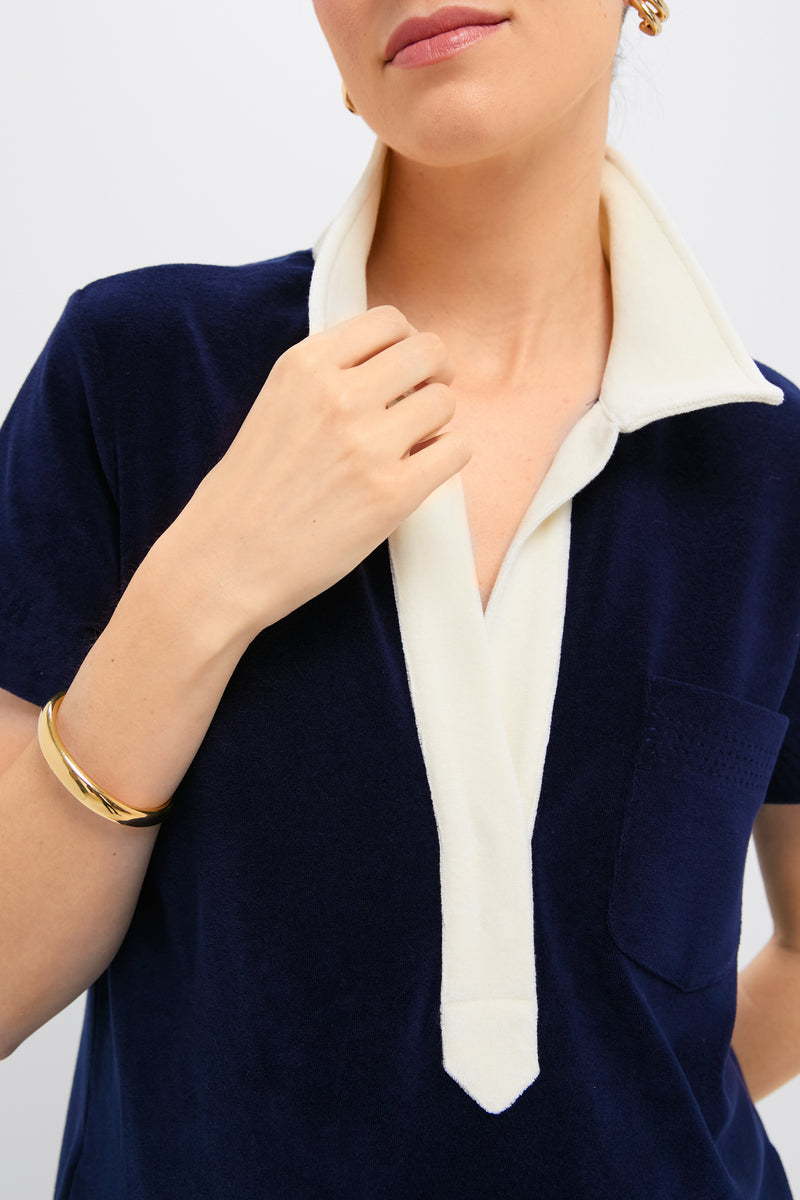 Navy Terry Mitzi Dress