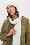 Cream Cashmere Hat and Scarf Set