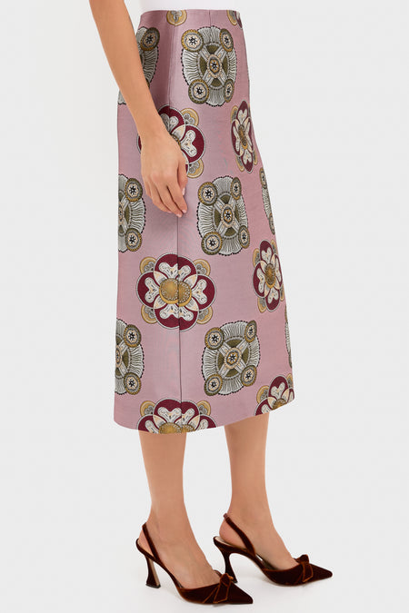 Nucleus Pink Pencil Skirt