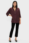 Winetasting Embellished Willow Blouse