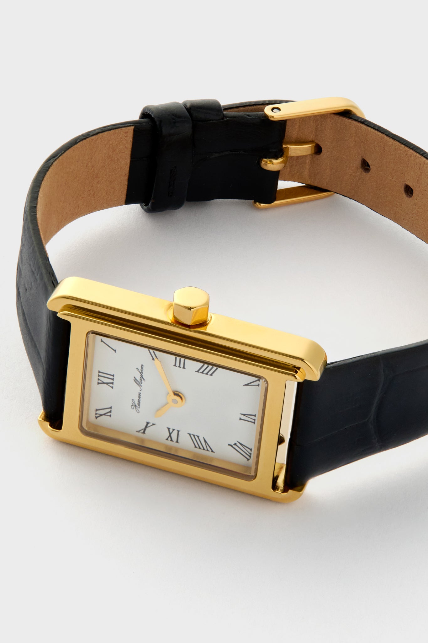 Gold and Black Icon Watch
