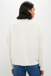 Ivory Cropped Cashmere Cocoon Cardigan