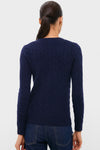 Navy Juliana Longsleeve Pullover