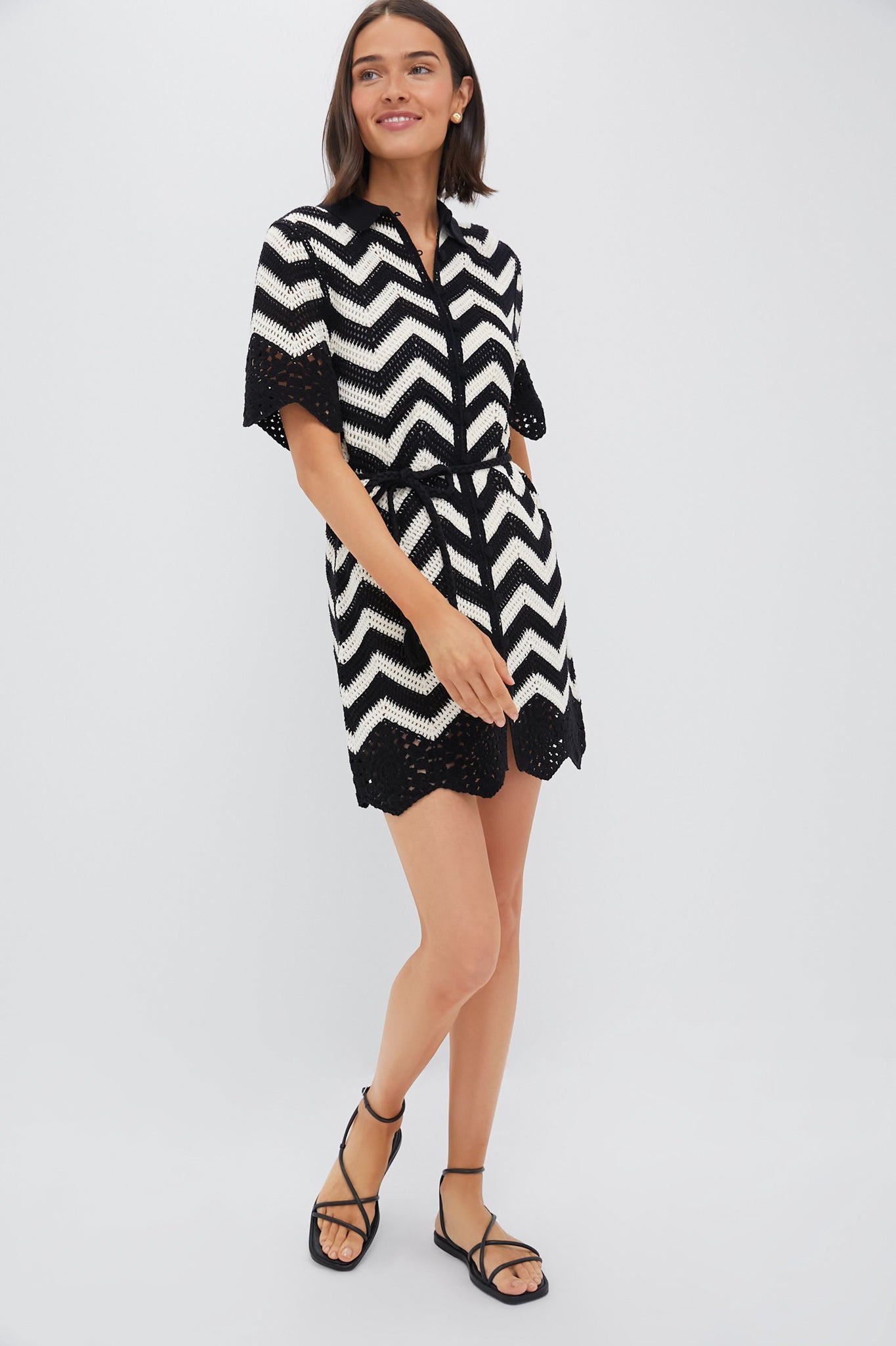 jacinta mini dress black white Jacinta Mini Dress