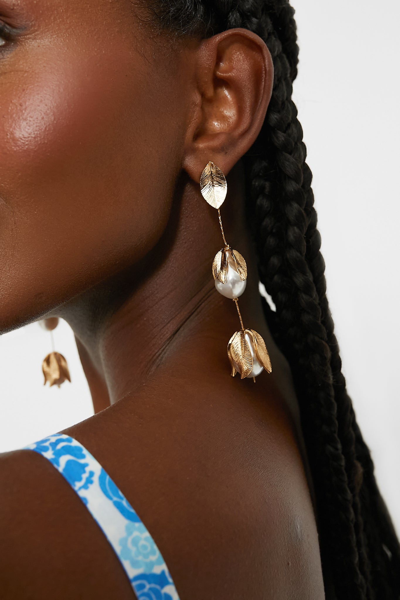 Gold Falcao Earrings