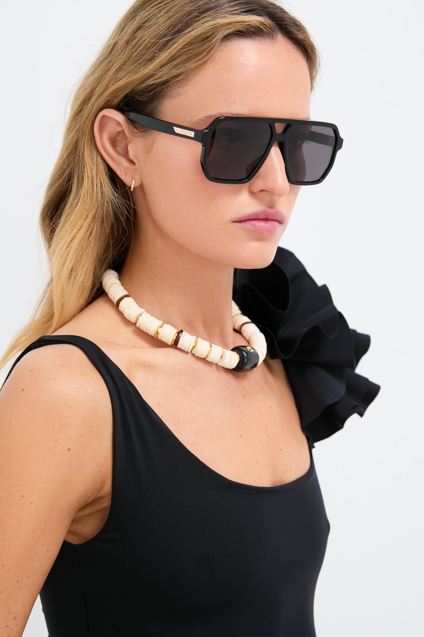 Black Polarized Cameron Sunglasses