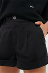 Black Wells Chino Shorts