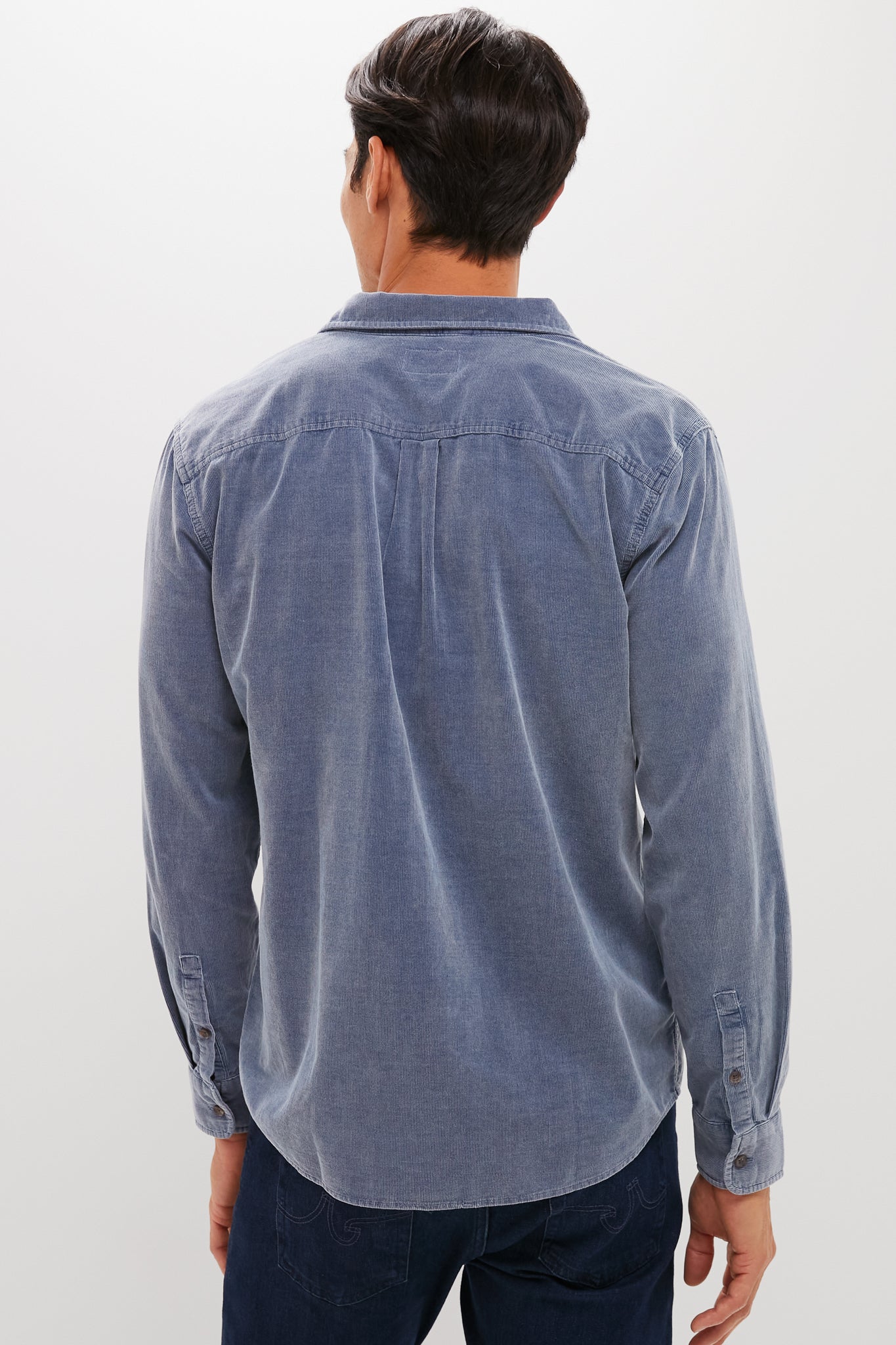 Indigo Lightweight Cord Shirt | Marine Layer Indigo Lightweight Cord Shirt | Marine Layer