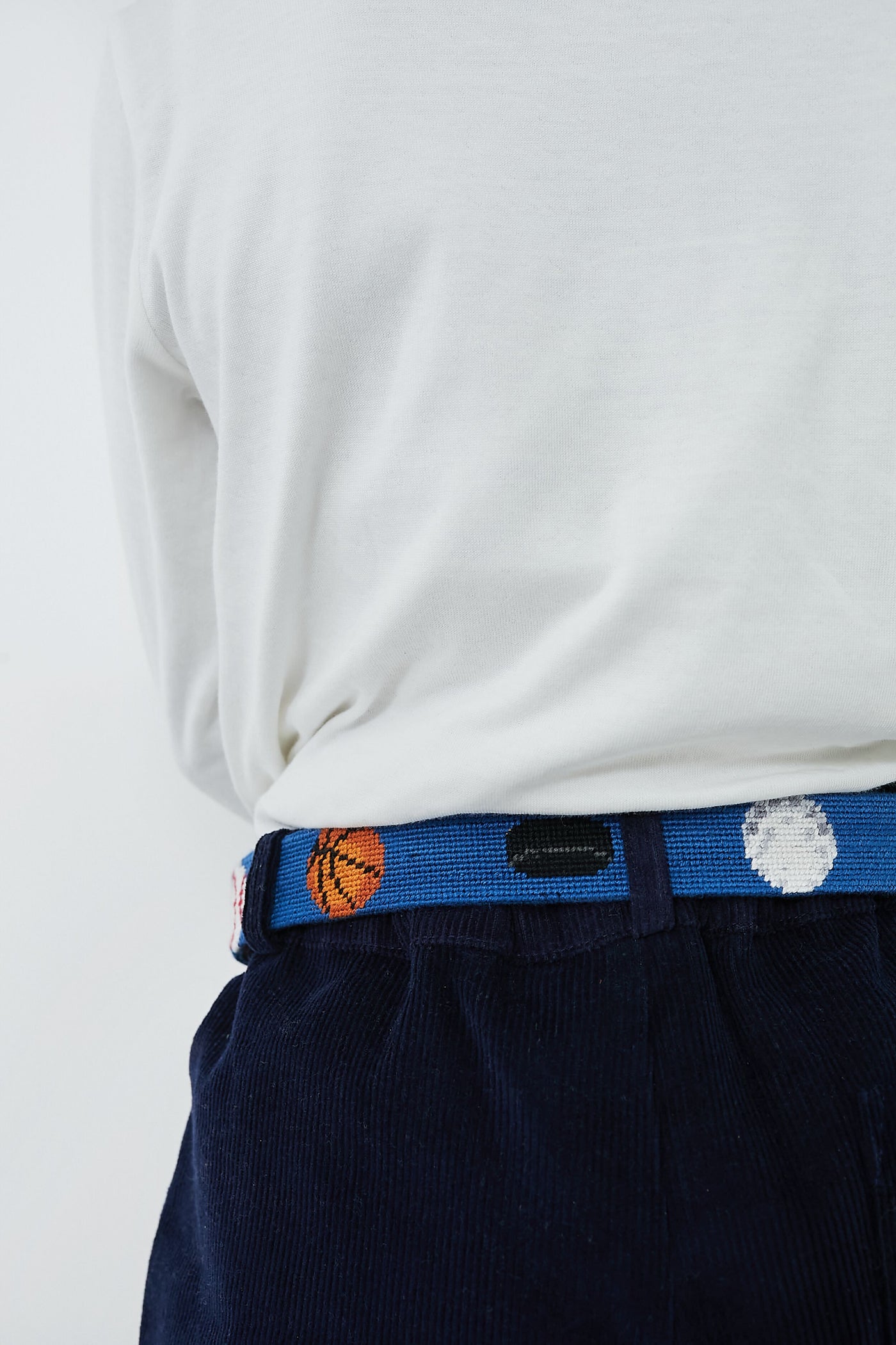 Sports Needlepoint Childrens Belt