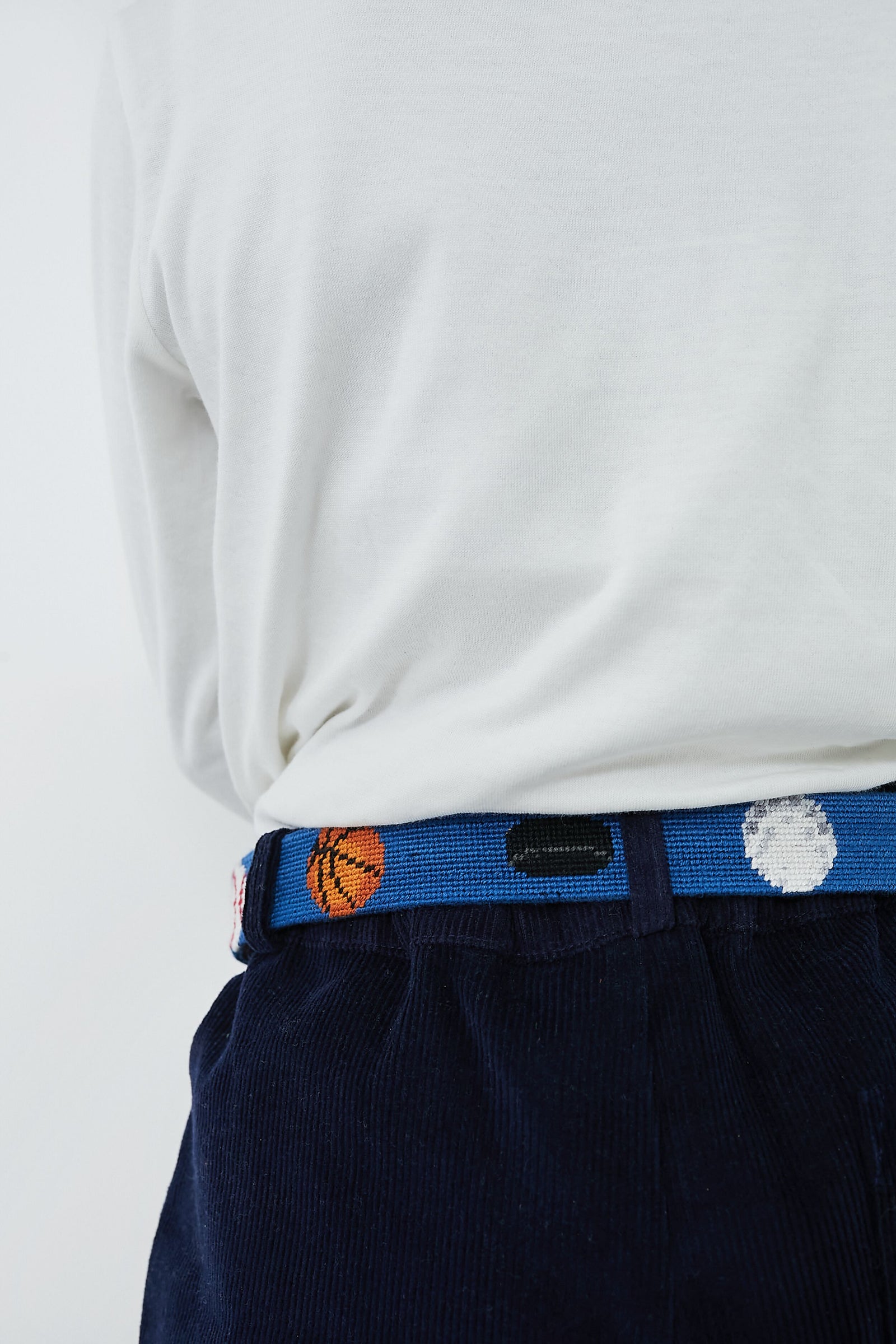 Sports Needlepoint Childrens Belt