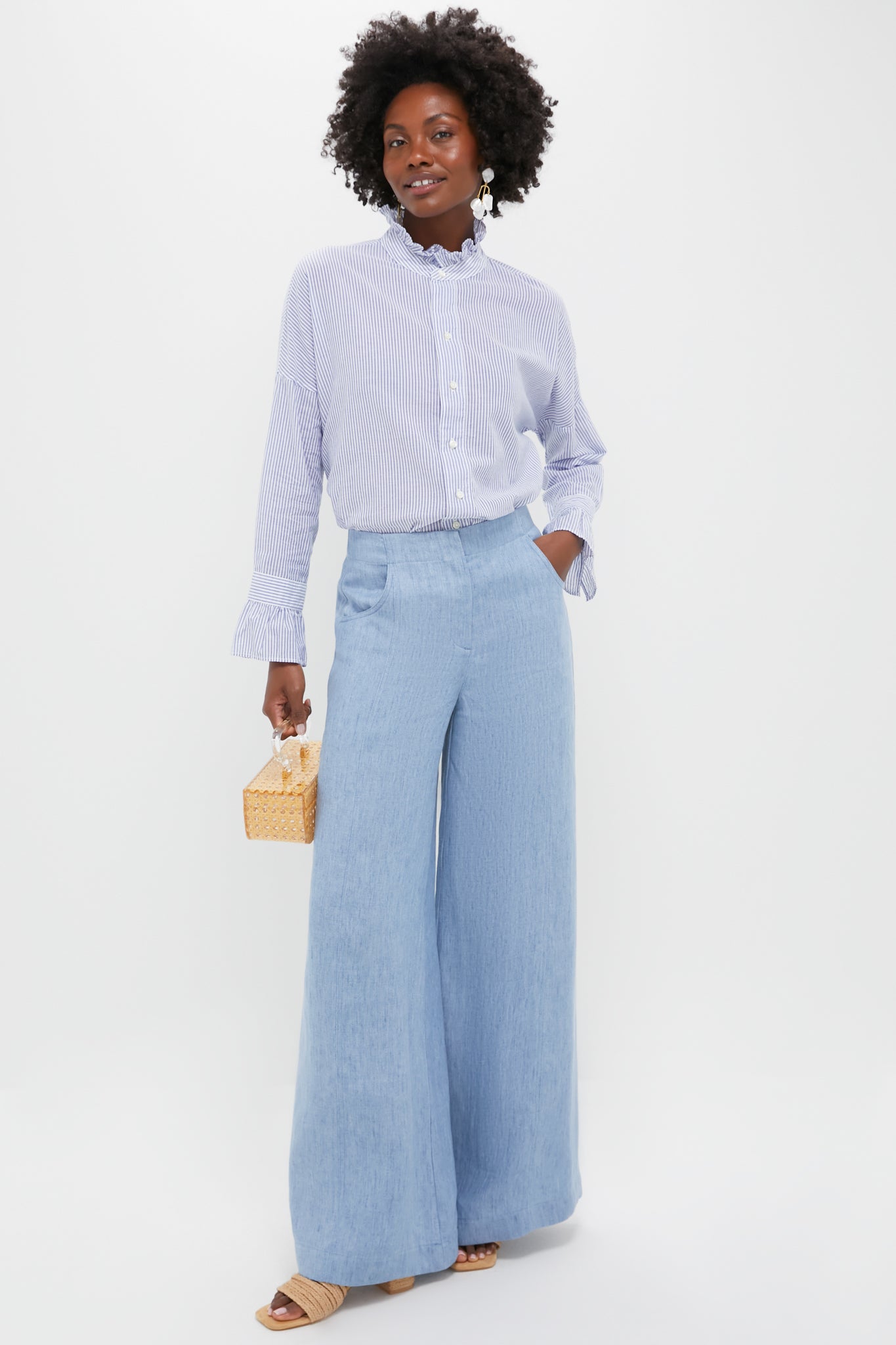 Light Indigo Demie Pant