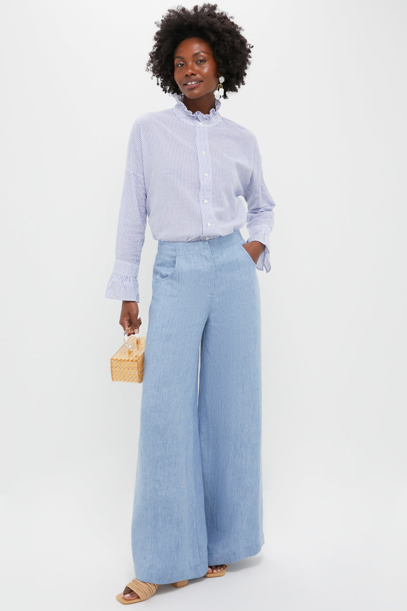 Light Indigo Demie Pant
