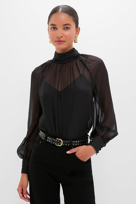 Black Alyssa Blouse - Main Image