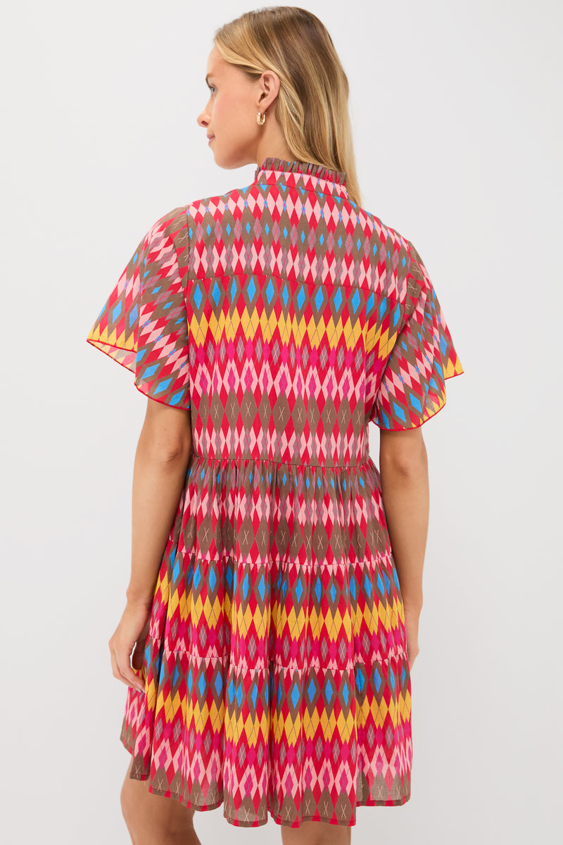 Exclusive Geraldine Red Vibeka Dress