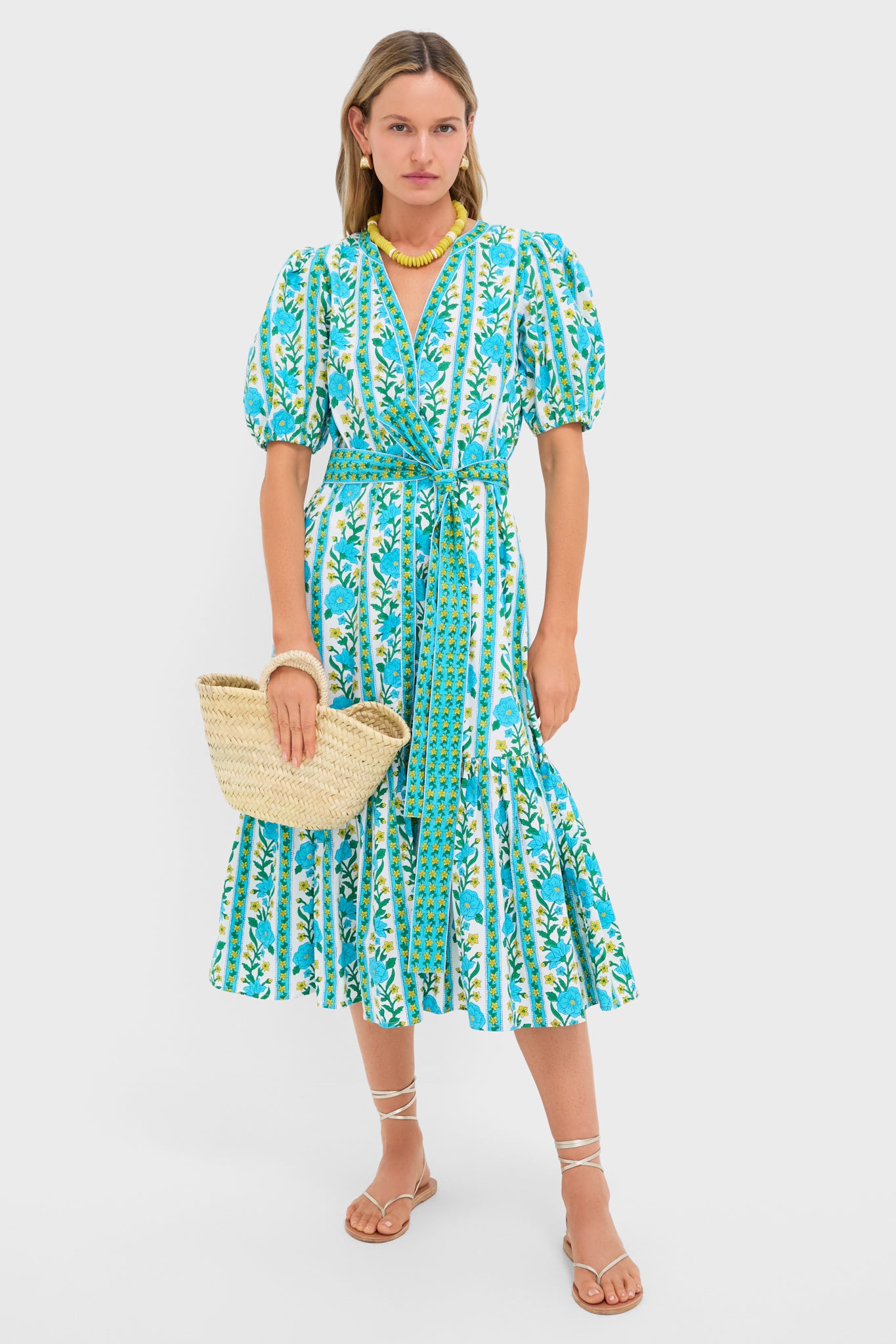 Hibiscus Border Daisy Dress