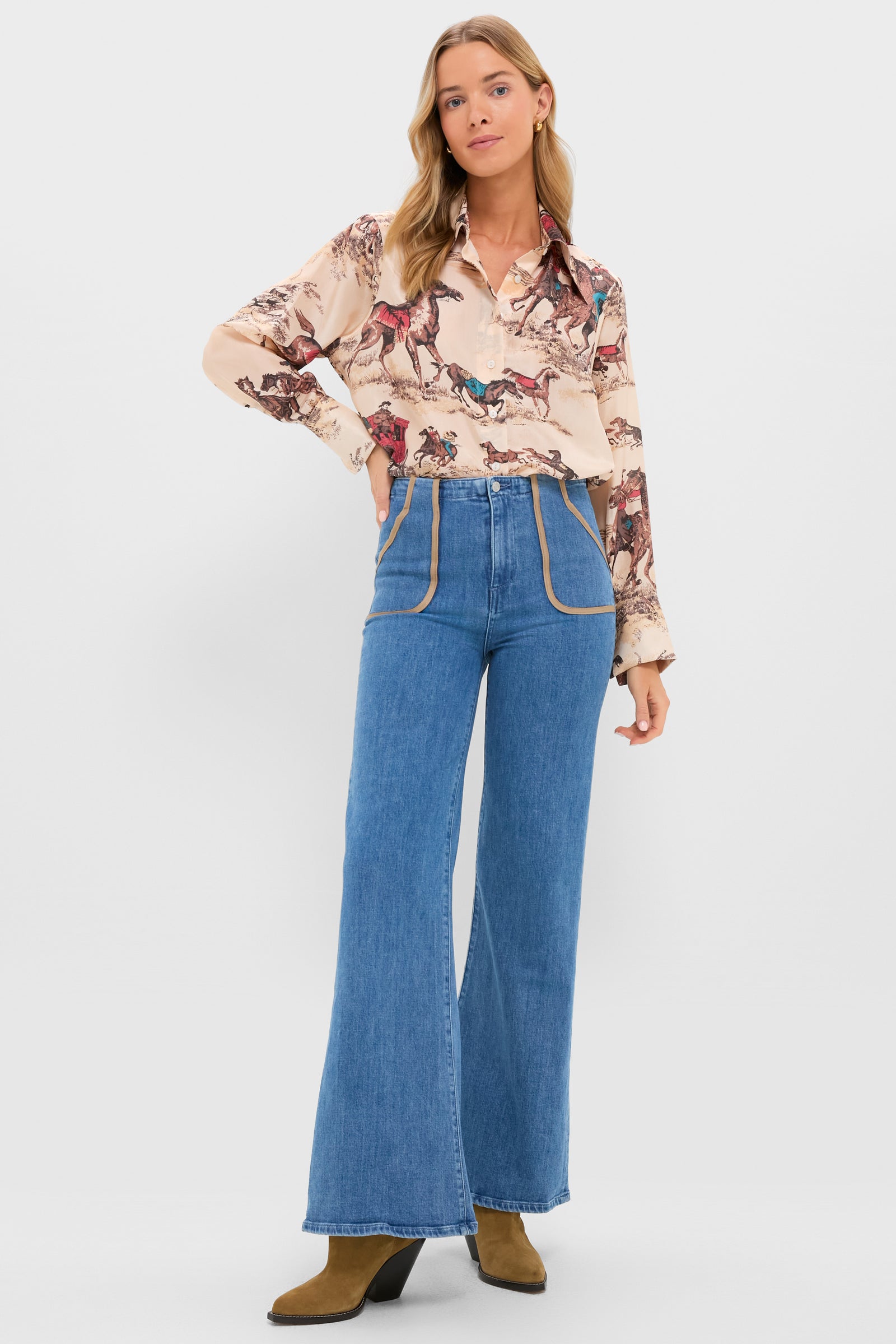 Nude Canyon Dana Cowboy Silk Shirt