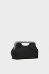 Black Eleanor Crystal Handle Bag