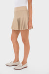 Khaki 15 Inch Performance Stretch Woven Williams Tennis Skirt