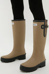 Military Brown Leighton Tall Welly Boots