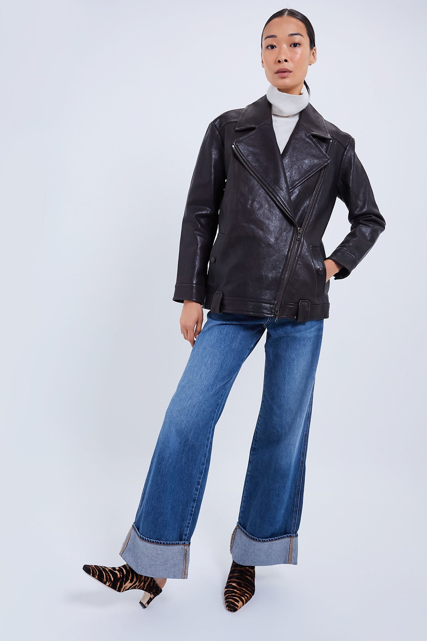 Dark Chocolate Thandie Dickey Coat