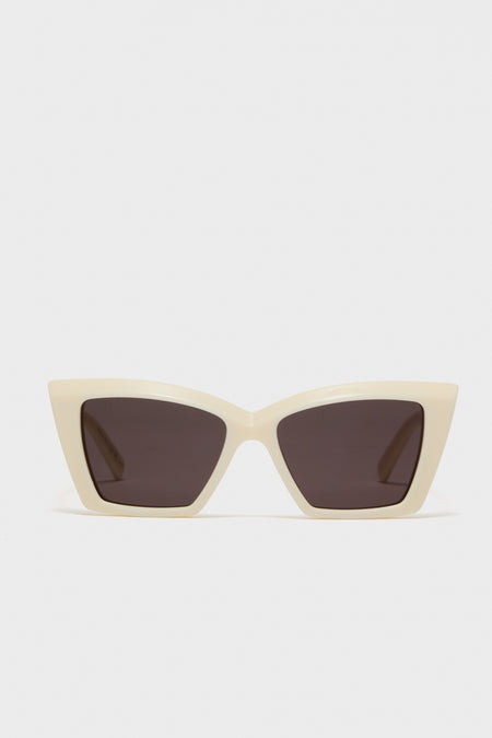 Ivory New Wave Cat Eye Sunglasses