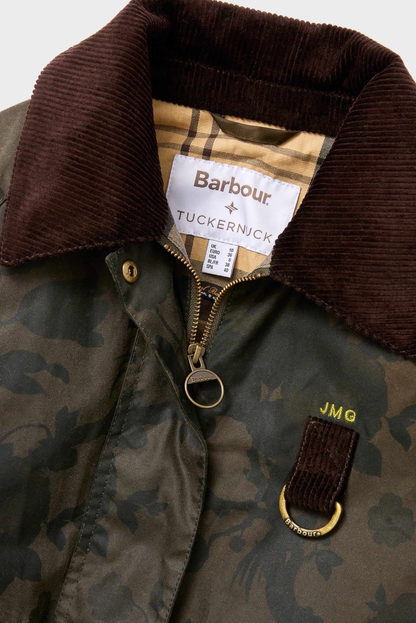 Archive Olive Barbour x Tuckernuck Beverly Wax Jacket | Barbour x