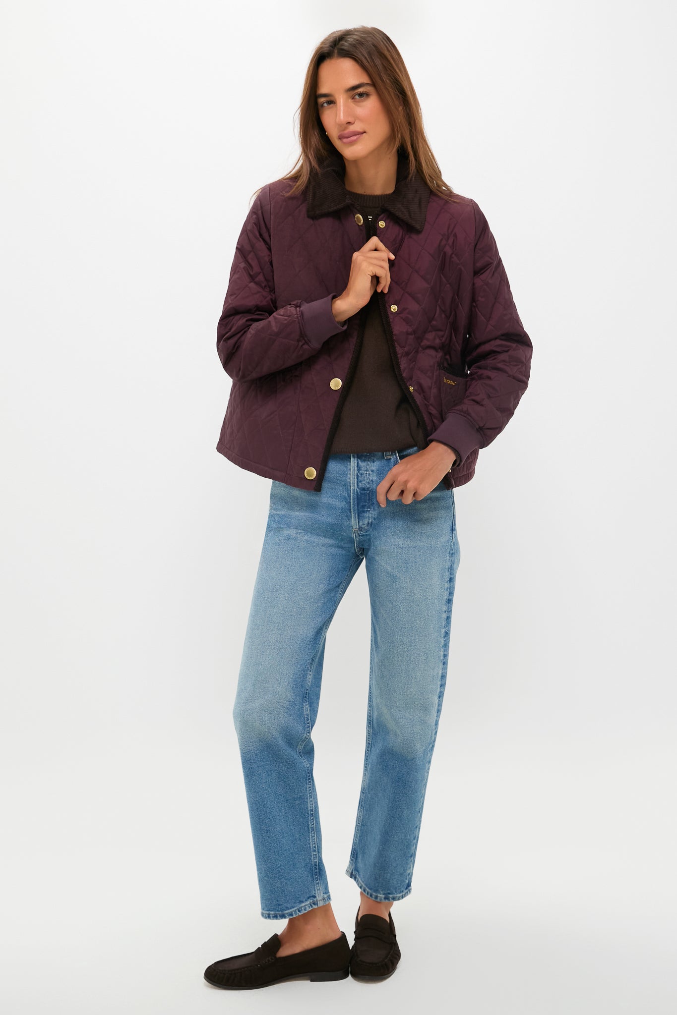 Black Cherry Marla Quilted Jacket