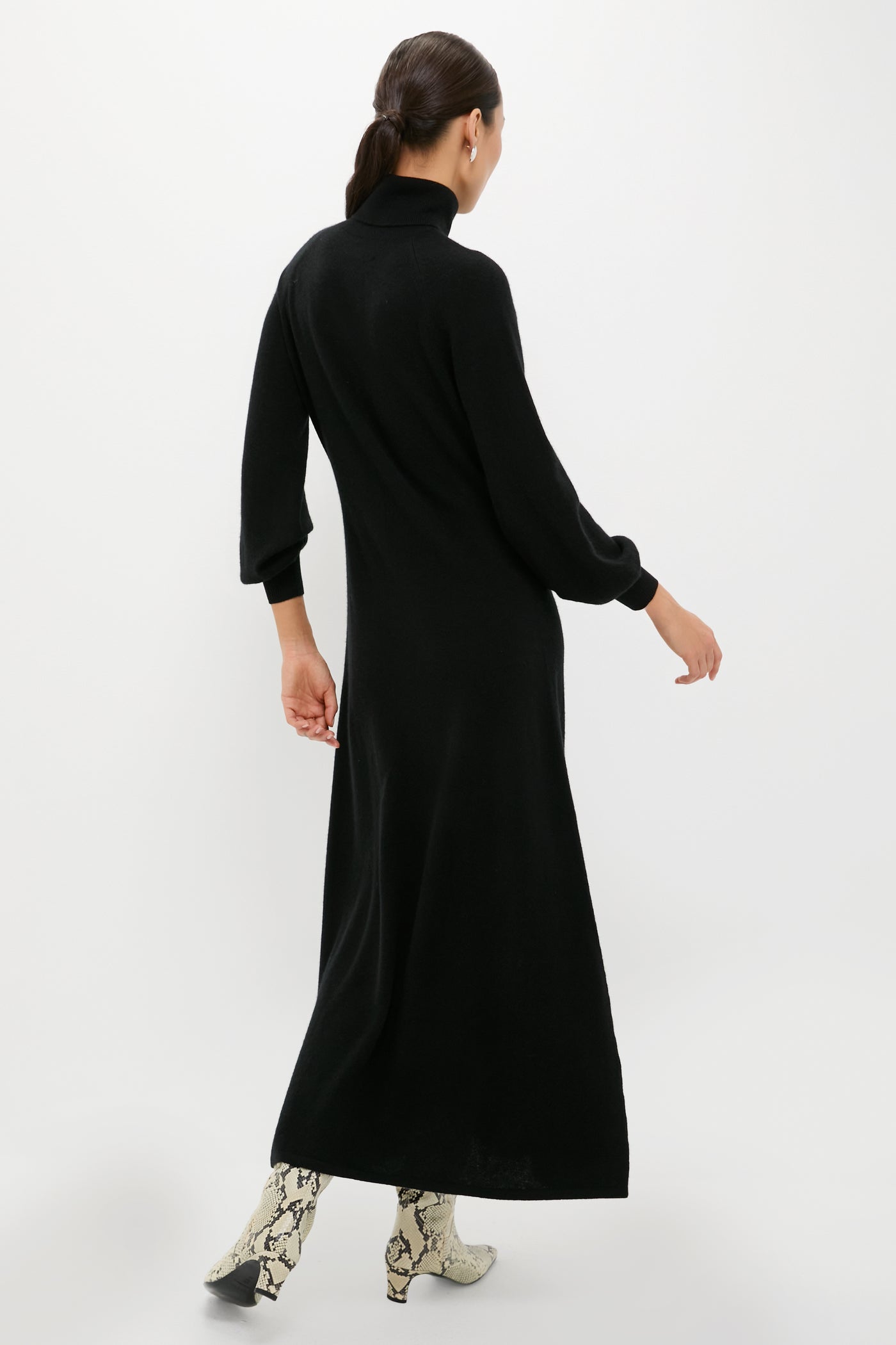Black Cashmere Turtleneck Maxi Dress | Tuckernuck Black Cashmere Turtleneck Maxi Dress | Tuckernuck