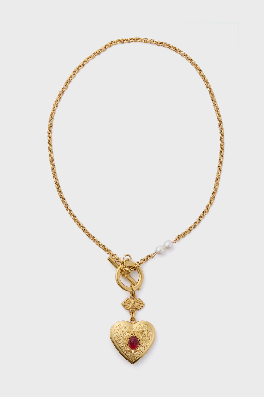 Gold Calder Heart Necklace