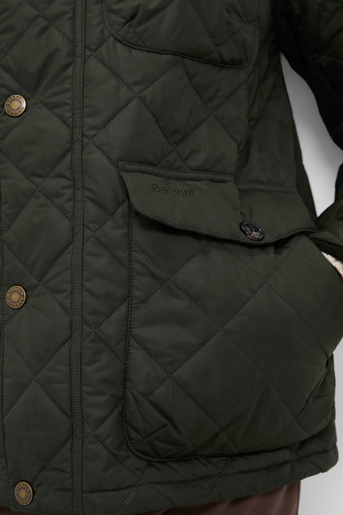 Sage Hornby Quilted Jacket