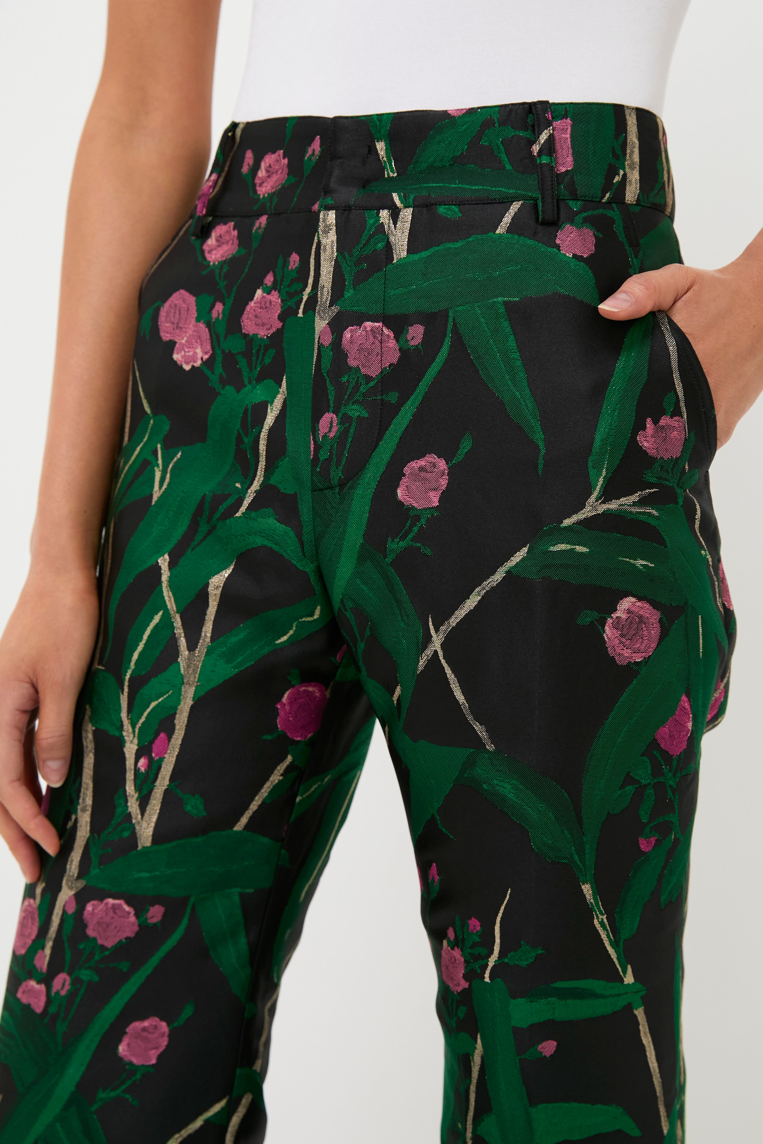Bamboo Jacquard Hendrix Pants | La DoubleJ