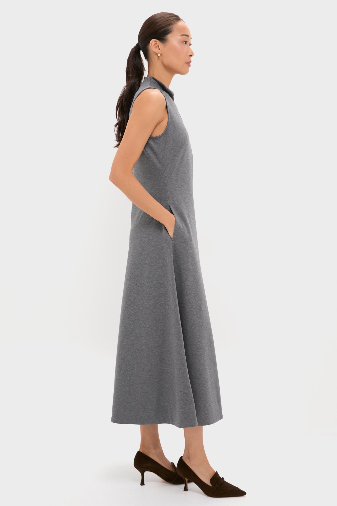 Charcoal Heather Resnick Maxi Dress
