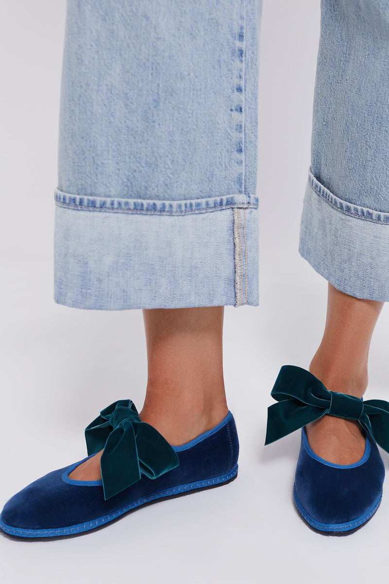 Blue Bow Strap Delfina Mary Janes ViBi VENEZiA - Main Image