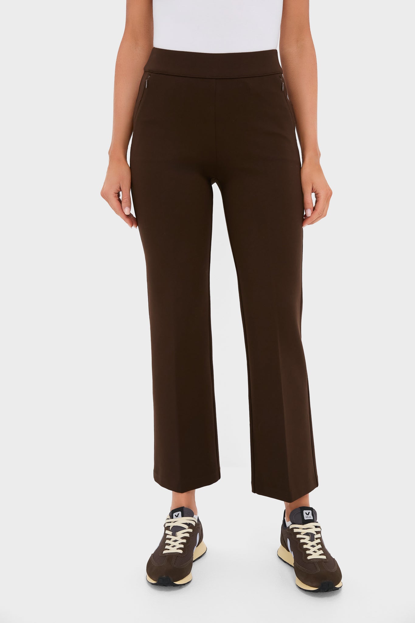 Chocolate Brown 28 Inch Compression September Pant | Tnuck Sport