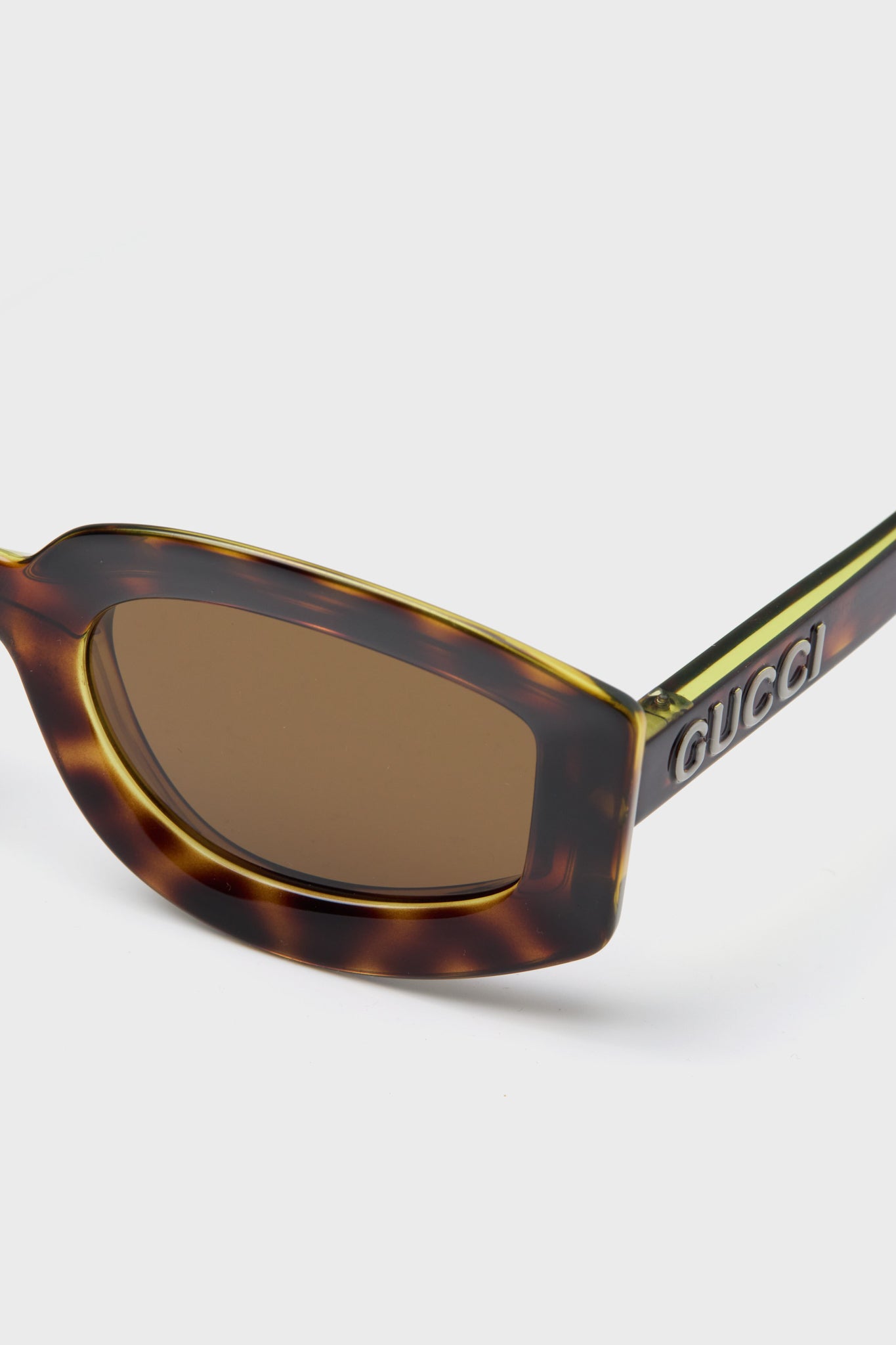 Tortoise Rectangle Sunglasses