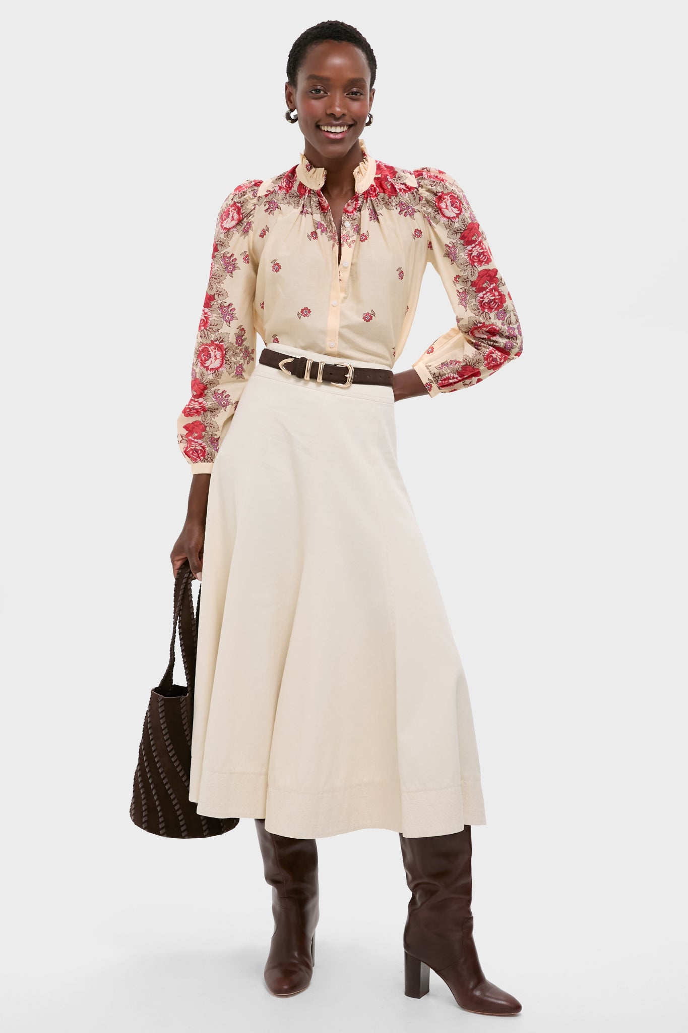 White Rosebush Annabel Shirt