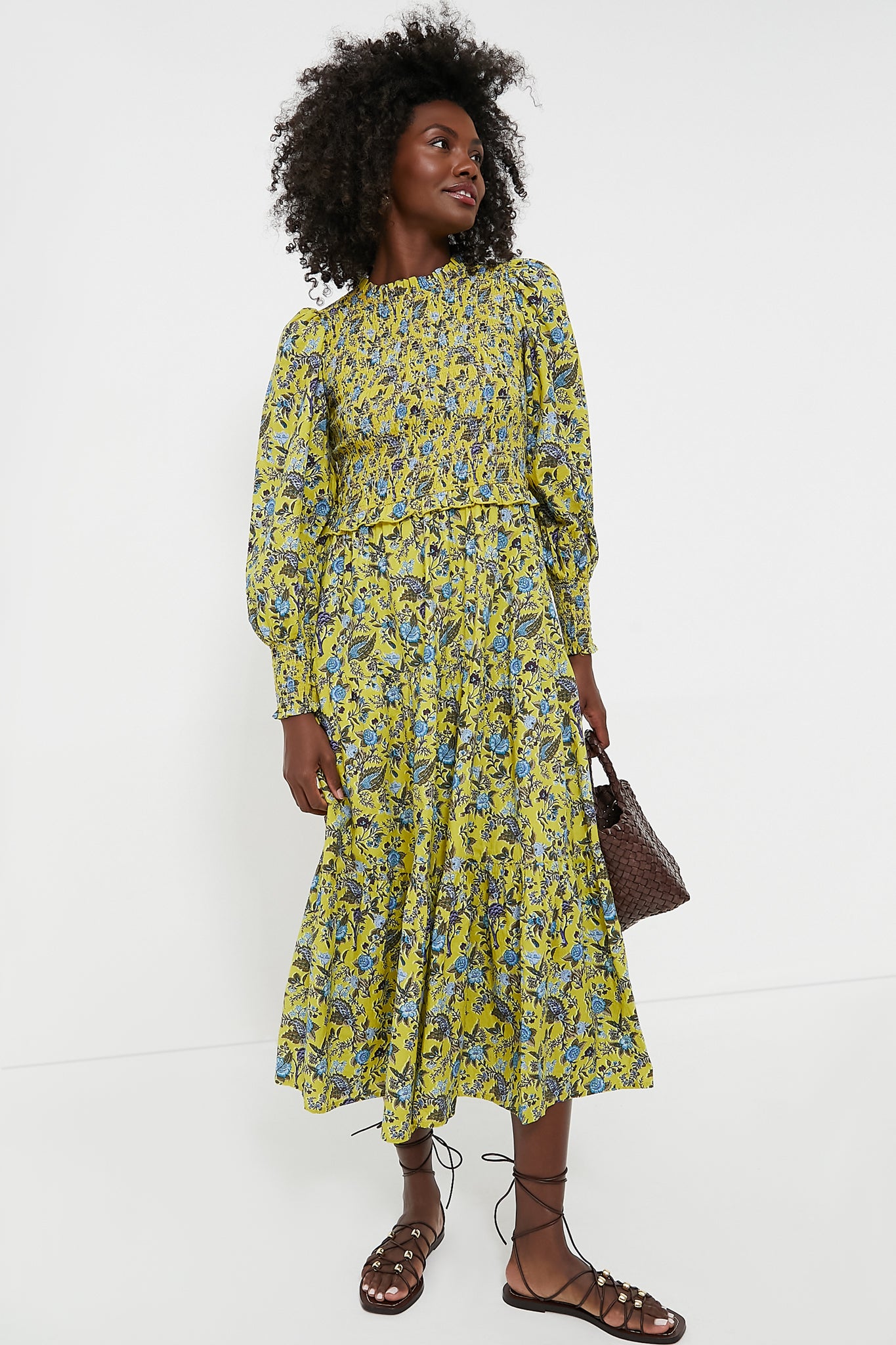 Mustard green dress best sale