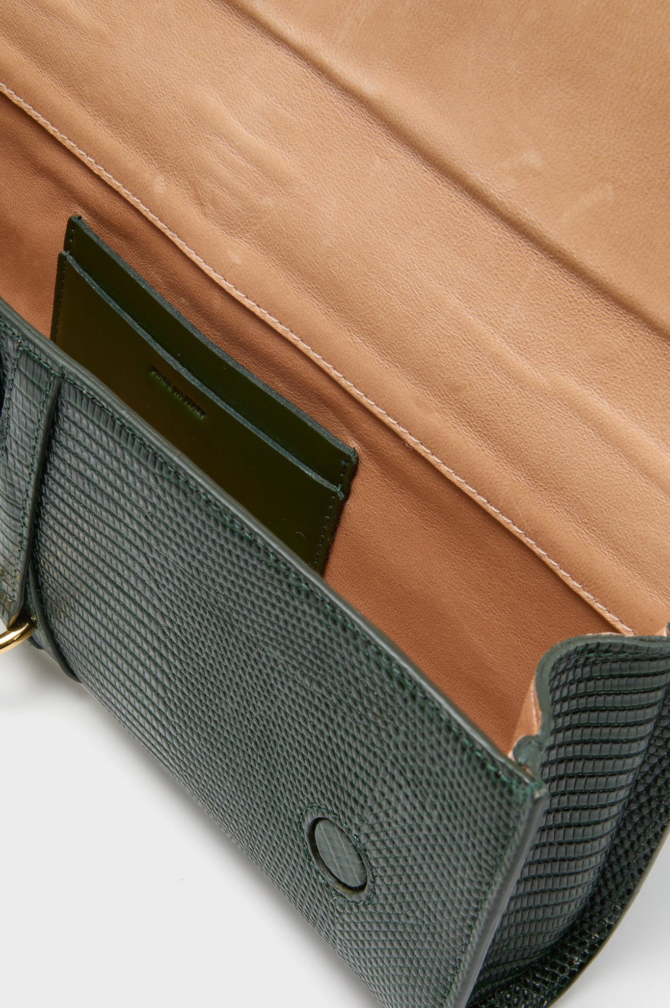 Emerald Belted Clutch