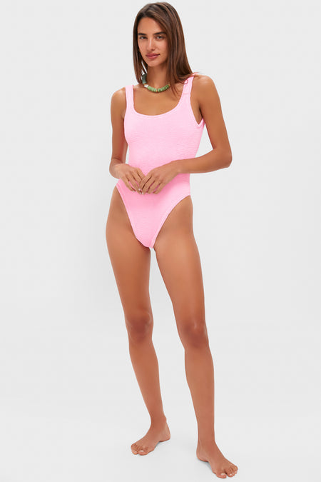 Bubblegum Square Neck One Piece