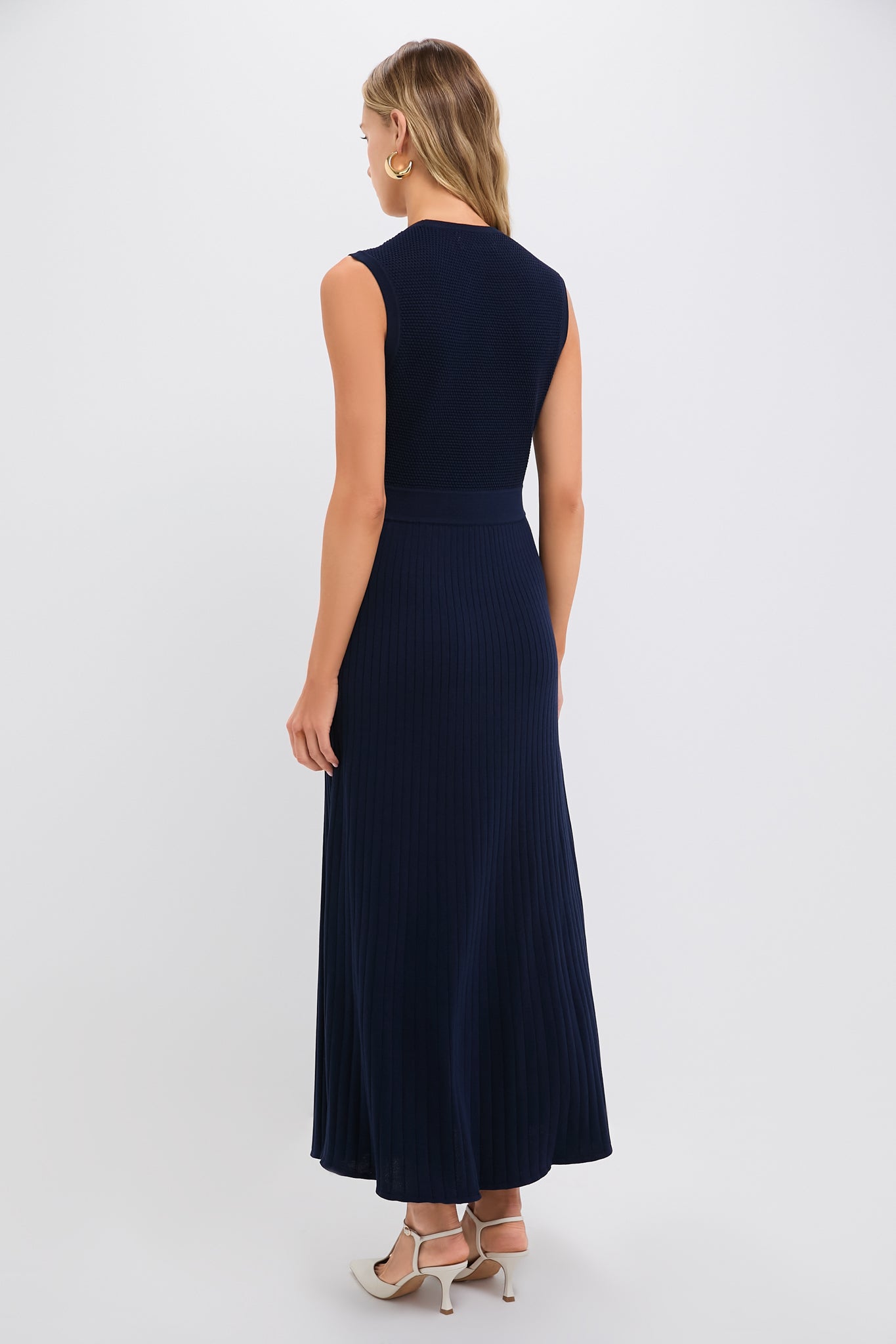 Navy Knit Ruby Dress Pomander Place Navy / XS Navy Knit Ruby Dress Pomander Place Navy / XS