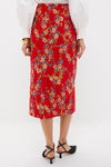 Sakura Blossom Chenille Jacquard Ellington Skirt