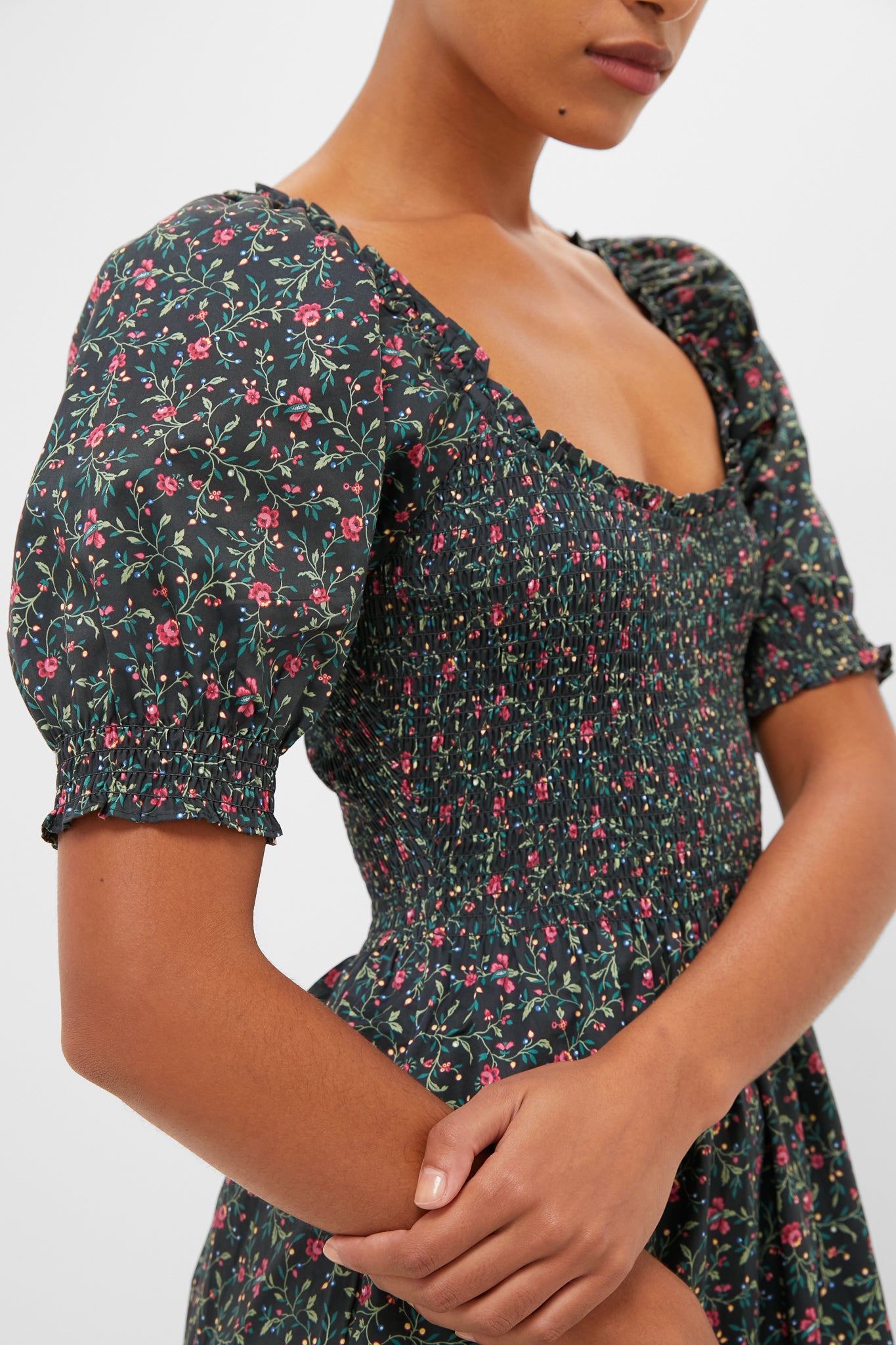 Forest Florentine Ditsy Louisa Nap Dress