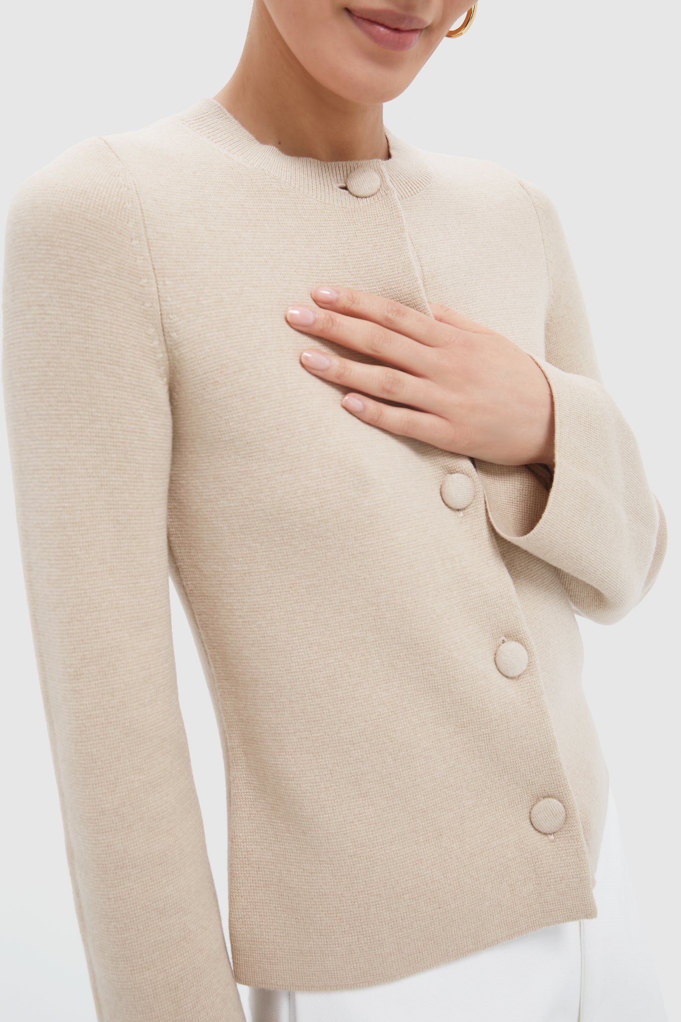 Beige Firmin Cardigan