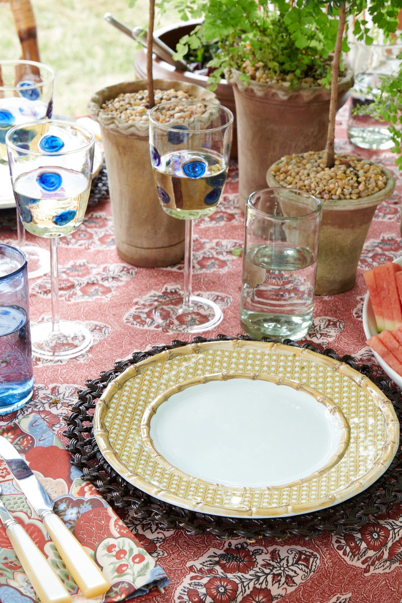 Clear Starry Night Water Glass