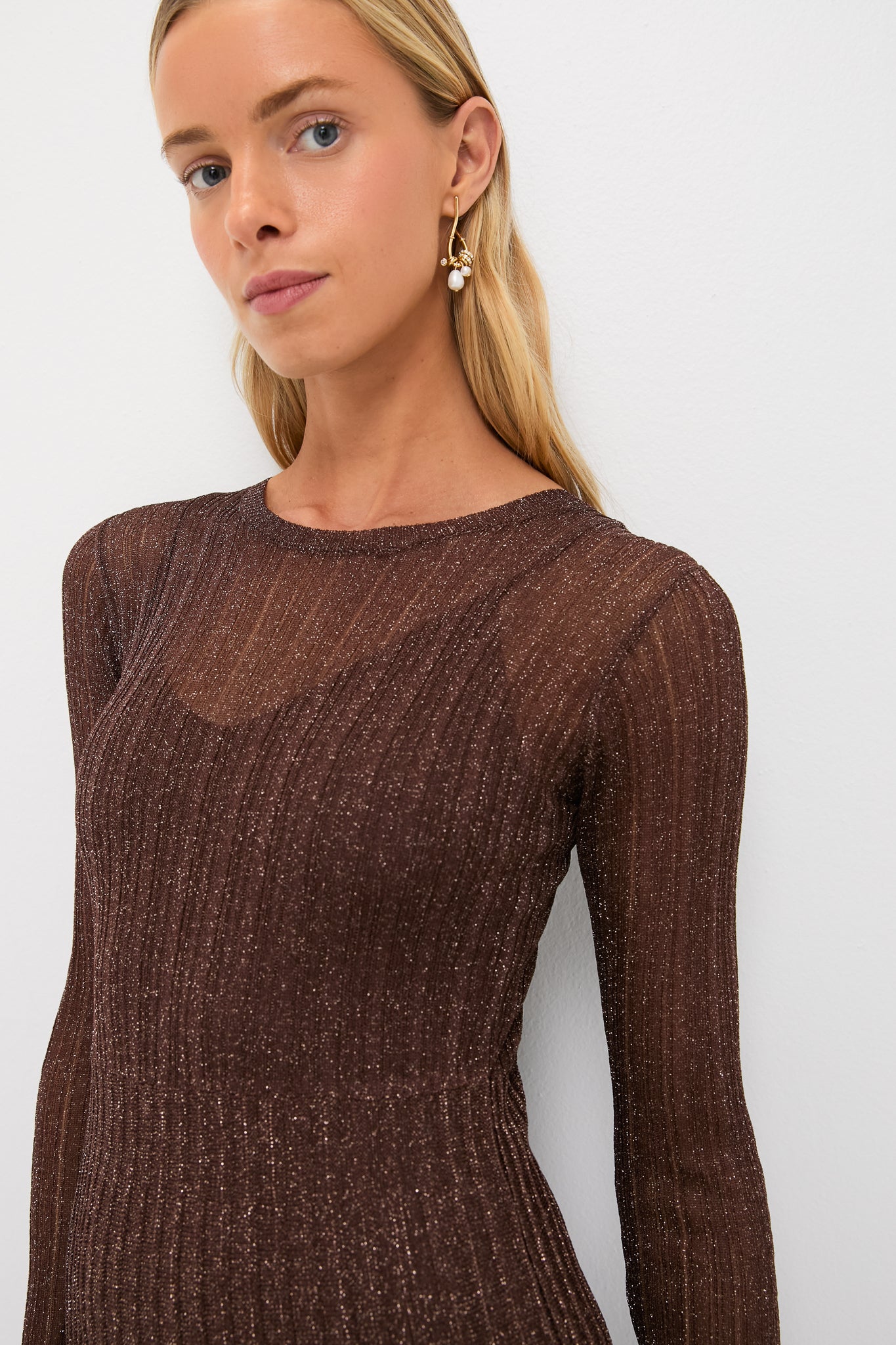 Exclusive Brown Long Sleeve Maxi Dress | Moon River Exclusive Brown Long Sleeve Maxi Dress | Moon River